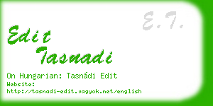 edit tasnadi business card