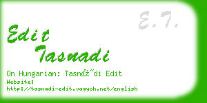 edit tasnadi business card